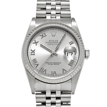 ロレックス デイトジャスト 16234 シルバー メンズ 時計 【中古】【wristwatch】