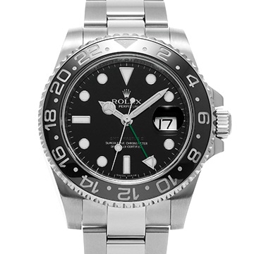 ロレックス GMTマスターII 116710LN ブラック メンズ 時計 【中古】【wristwatch】
