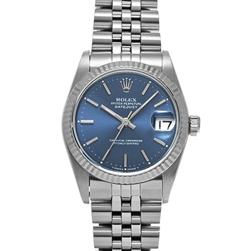 ロレックス デイトジャスト 68274 ブルー ユニセックス 時計 【中古】【wristwatch】
