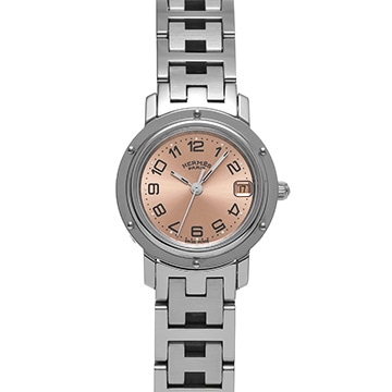 エルメス クリッパー CL4.210.431/3758 ピンク レディース 時計 【中古】【wristwatch】