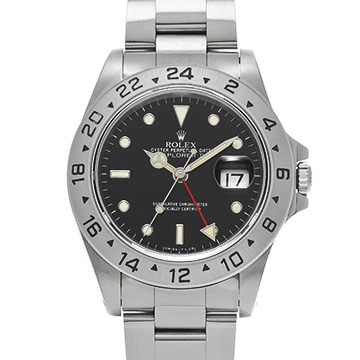 ロレックス エクスプローラーII 16570 ブラック メンズ 時計 【中古】【wristwatch】