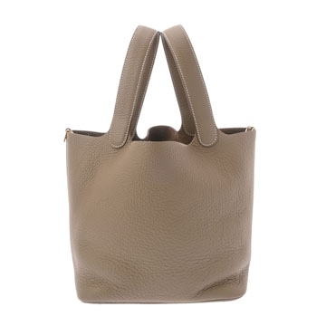 エルメス ピコタン ロック MM エトゥープ トリヨンクレマンス レディース バッグ 【中古】【bag】