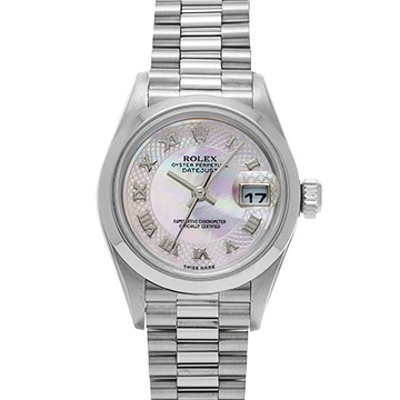 ロレックス デイトジャスト 26 79166 ピンクシェル レディース 時計 【中古】【wristwatch】