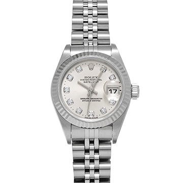 ロレックス デイトジャスト 79174G シルバー/ダイヤモンド レディース 時計 【中古】【wristwatch】