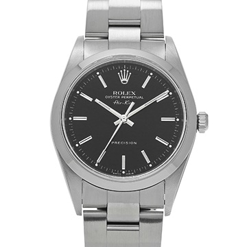 ロレックス エアキング 14000M ブラック メンズ 時計 【中古】【wristwatch】