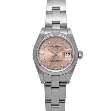 ロレックス オイスターパーペチュアル デイト 79160 ピンク レディース 時計 【中古】【wristwatch】