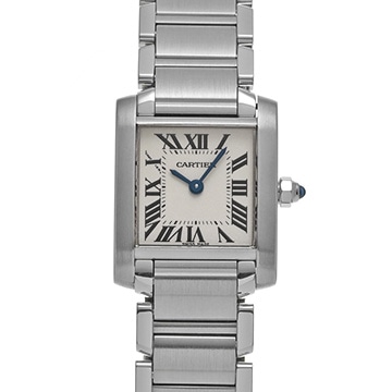 カルティエ タンクフランセーズ SM　 W51008Q3 シルバー レディース 時計 【中古】【wristwatch】
