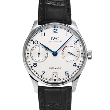 IWC ポルトギーゼ オートマティック 7デイズ IW500705 シルバー メンズ 時計 【中古】【wristwatch】