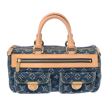 ルイ ヴィトン モノグラムデニム ネオ スピーディ ブルー M95019 デニム レディース バッグ 【中古】【bag】