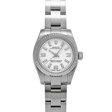 ロレックス オイスターパーペチュアル 26 176234 ホワイト レディース 時計 【中古】【wristwatch】