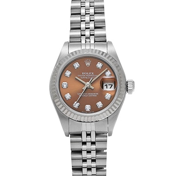 ロレックス デイトジャスト 79174G ピンク/ダイヤモンド レディース 時計 【中古】【wristwatch】