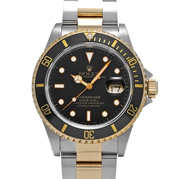 ロレックス サブマリーナ デイト 16613LN ブラック メンズ 時計 【中古】【wristwatch】