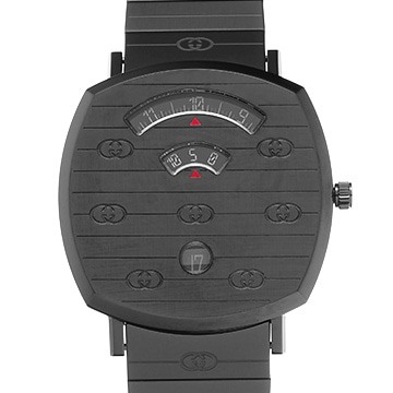 グッチ グリップ YA157429 ブラック メンズ 時計 【中古】【wristwatch】
