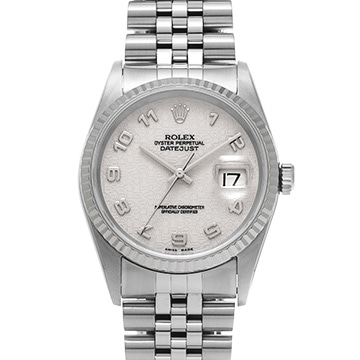 ロレックス デイトジャスト 16234 アイボリーコンピュータ メンズ 時計 【中古】【wristwatch】