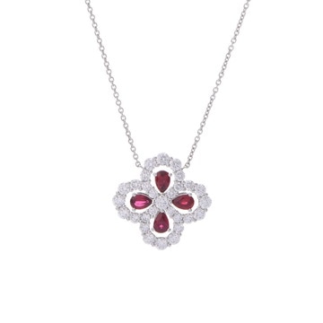 ハリー ウィンストン ループ フルモチーフ ネックレス シルバー PERPRPMEL4C Pt950プラチナ レディース ジュエリー 【中古】【jewelry】