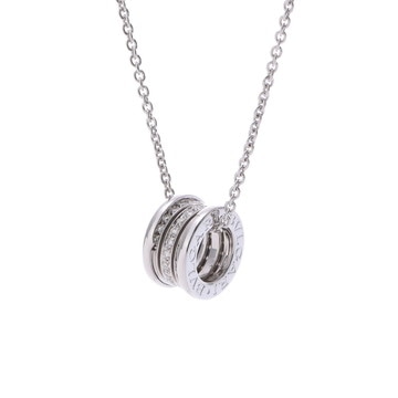 ブルガリ B.ZERO1ネックレス シルバー K18ホワイトゴールド WG レディース ジュエリー 【中古】【jewelry】