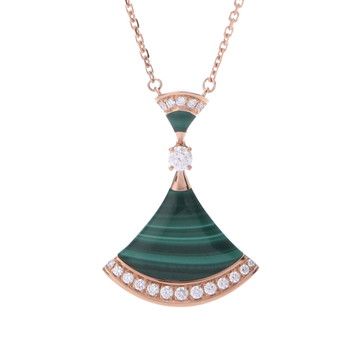 ブルガリ ディーヴァドリームネックレス ゴールド 351143 K18ピンクゴールド PG レディース ジュエリー 【中古】【jewelry】