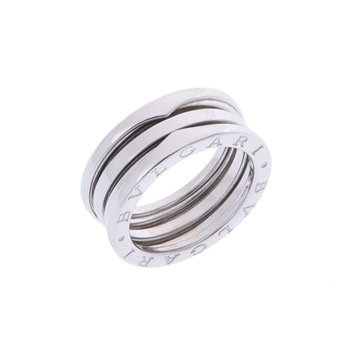 ブルガリ B.ZERO1リング #54 シルバー K18ホワイトゴールド WG レディース ジュエリー 【中古】【jewelry】