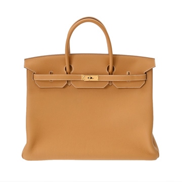 エルメス バーキン 40 ナチュラルサブレ トゴ ユニセックス バッグ 【未使用】【bag】