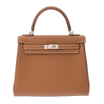 エルメス ケリー 25 内縫い 2WAY ゴールド トゴ レディース バッグ 【未使用】【bag】