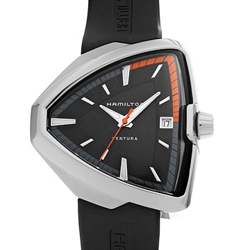 ハミルトン ベンチュラ エルヴィス80 クォーツ H245510 ブラック メンズ 時計 【中古】【wristwatch】