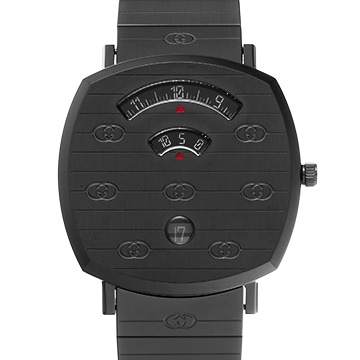 グッチ グリップ YA157429 ブラック メンズ 時計 【中古】【wristwatch】