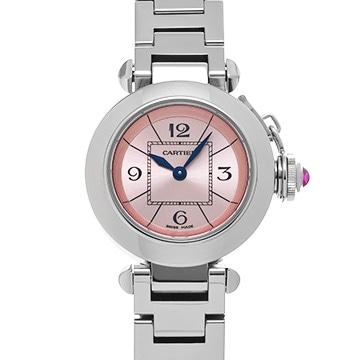 カルティエ ミスパシャ W3140008 ピンク レディース 時計 【中古】【wristwatch】