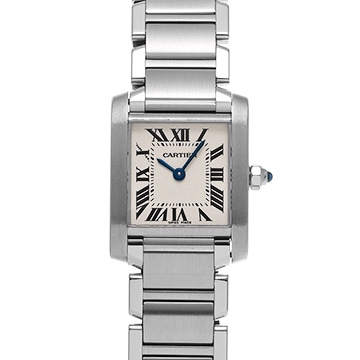 カルティエ タンクフランセーズ SM　 W51008Q3 シルバー レディース 時計 【中古】【wristwatch】