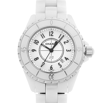 シャネル J12 33MM H0968 ホワイト レディース 時計 【中古】【wristwatch】