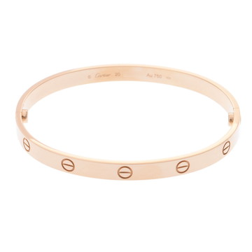カルティエ ラブブレスレット #20 新型 ゴールド K18イエローゴールド YG レディース ジュエリー 【中古】【jewelry】