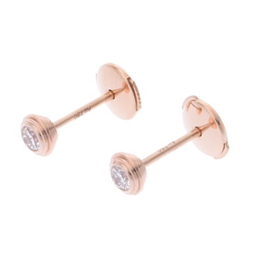 カルティエ ダムールピアス XS ゴールド K18ピンクゴールド PG レディース ジュエリー 【中古】【jewelry】