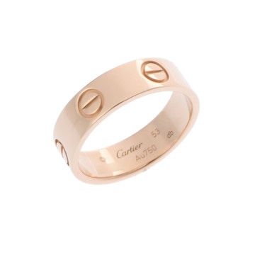 カルティエ ラブリング #53 ゴールド K18イエローゴールド YG レディース ジュエリー 【中古】【jewelry】