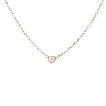 ティファニー バイザヤード ネックレス ゴールド K18イエローゴールド YG レディース ジュエリー 【中古】【jewelry】