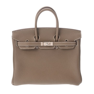 エルメス バーキン 25 エトゥープ トゴ レディース バッグ 【未使用】【bag】