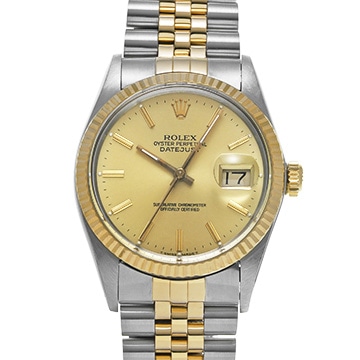 ロレックス デイトジャスト 16013 シャンパン メンズ 時計 【中古】【wristwatch】