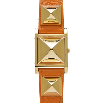 エルメス メドール ME1.210 ホワイト レディース 時計 【中古】【wristwatch】