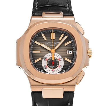 パテック フィリップ ノーチラス クロノグラフ 5980R-001 ブラック・ブラウン メンズ 時計 【中古】【wristwatch】