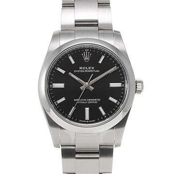 ロレックス オイスターパーペチュアル 34 124200 ブライトブラック ユニセックス 時計 【新品】【wristwatch】