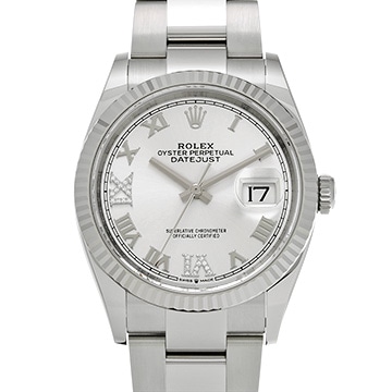 ロレックス デイトジャスト 36 126234 シルバー/ダイヤモンド メンズ 時計 【新品】【wristwatch】