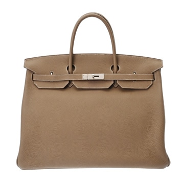 エルメス バーキン 40 エトゥープ トゴ ユニセックス バッグ 【中古】【bag】
