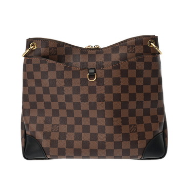 ルイ ヴィトン ダミエ オデオン NM MM ブラウン M50062 ダミエキャンバス レディース バッグ 【中古】【bag】