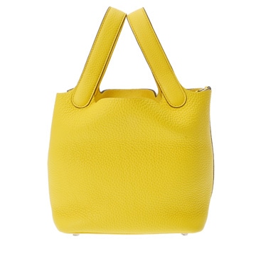 エルメス ピコタン ロック PM  ジョーヌナプル トリヨンクレマンス レディース バッグ 【中古】【bag】