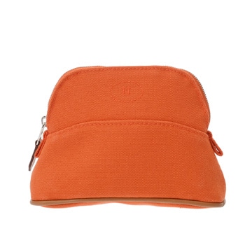 エルメス ボリード ポーチ ミニミニ フー コットンキャンバス ユニセックス 【中古】【bag】