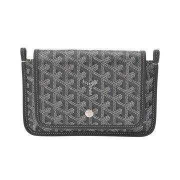 ゴヤール プリュメ ポーチウォレット グレー カーフ/PVC ユニセックス 【中古】【bag】