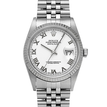ロレックス デイトジャスト 16234 ホワイト メンズ 時計 【中古】【wristwatch】