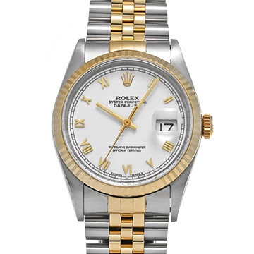 ロレックス デイトジャスト 16233 ホワイト メンズ 時計 【中古】【wristwatch】