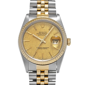 ロレックス デイトジャスト 16233 シャンパンモザイク メンズ 時計 【中古】【wristwatch】