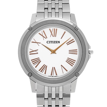 シチズン エコ・ドライブ ワン AR5020-52A ホワイト メンズ 時計 【中古】【wristwatch】