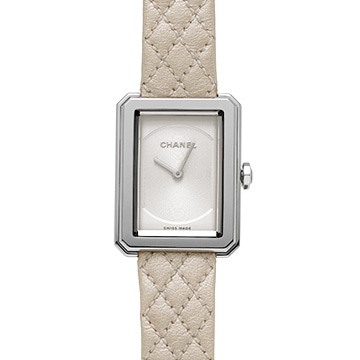 シャネル ボーイフレンド H6401 ホワイト レディース 時計 【中古】【wristwatch】
