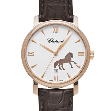 ショパール クラシック 161278-5015 ホワイト ユニセックス 時計 【中古】【wristwatch】